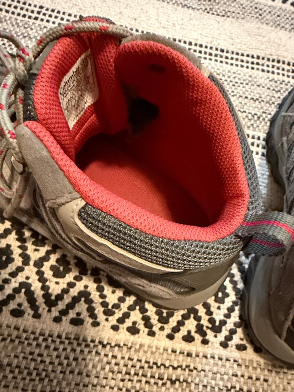 Columbia Gray Hiking Boots with Pink Interior - Picture 7 of 16